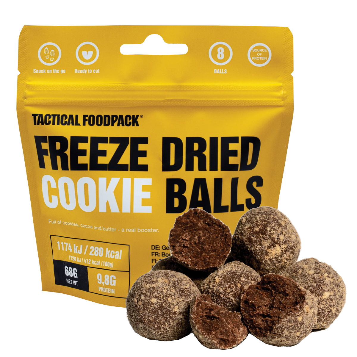Tactical Foodpack - Cookie Balls (Gefriergetrocknete Keksbällchen)