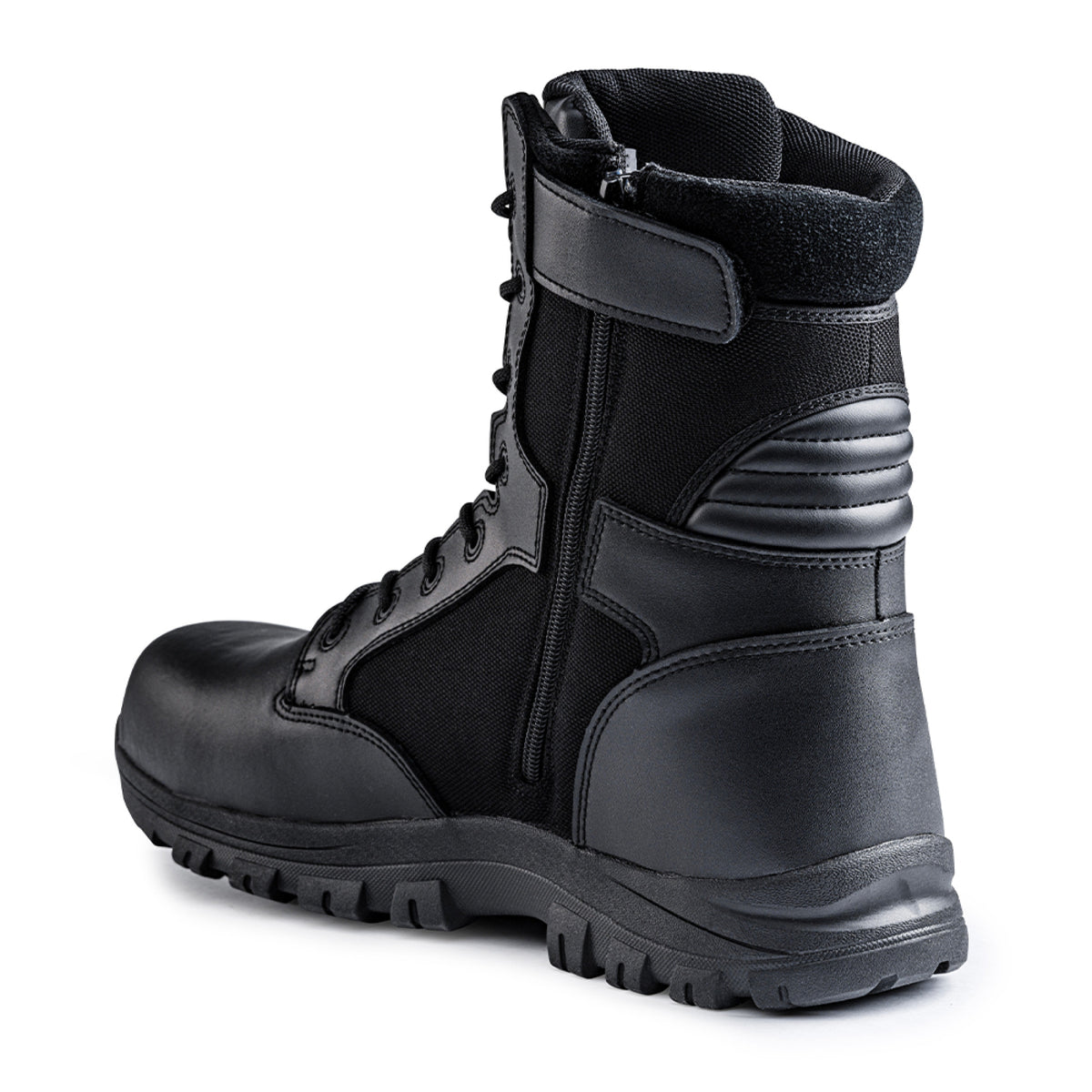 Einsatzstiefel SECU-ONE 8" Reissverschluss, Schutzkappe, PSR Sohle (schwarz)