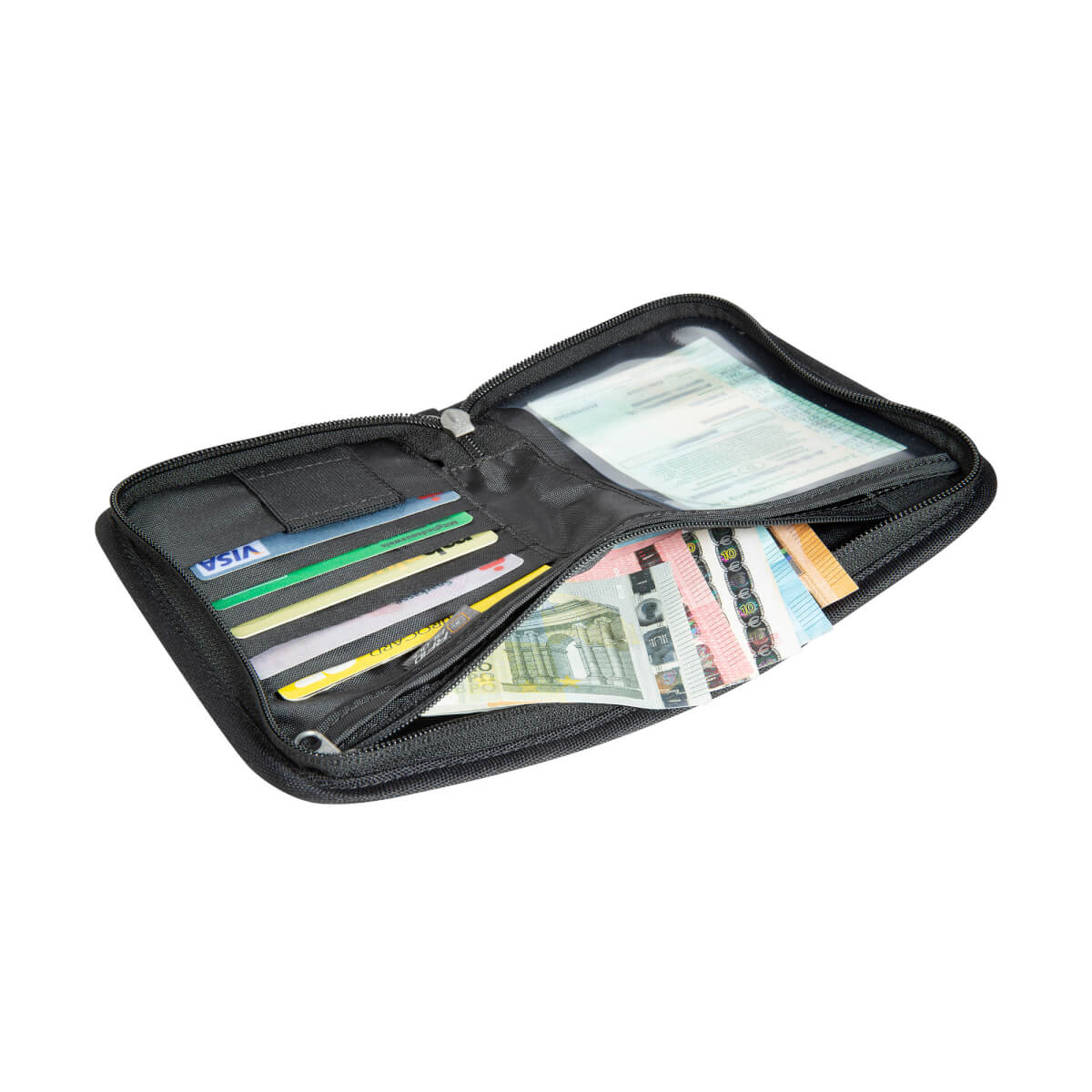 Travel Zip M RFID Block Geldbörse (black)