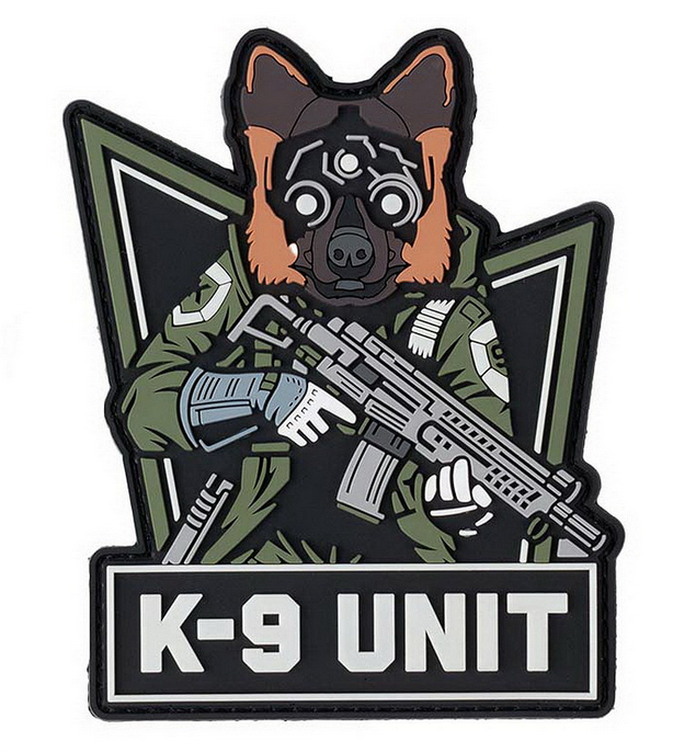 Klettabzeichen K-9 Unit - glow in the dark