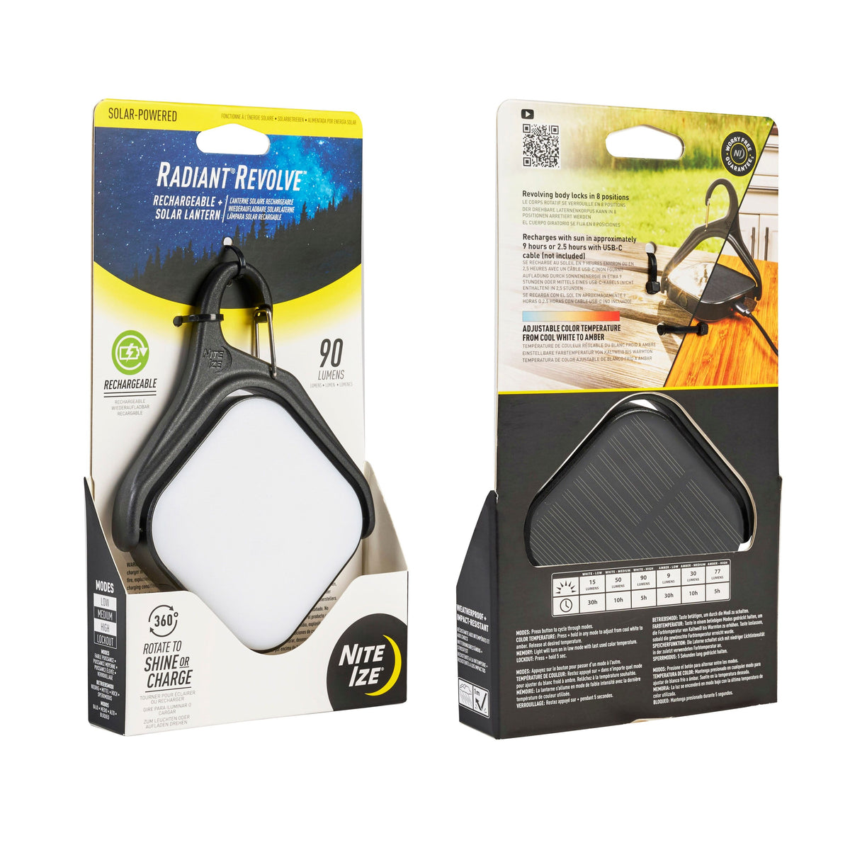 Solar-Leuchte Radiant Revolve Rechargeable (90 Lumen)