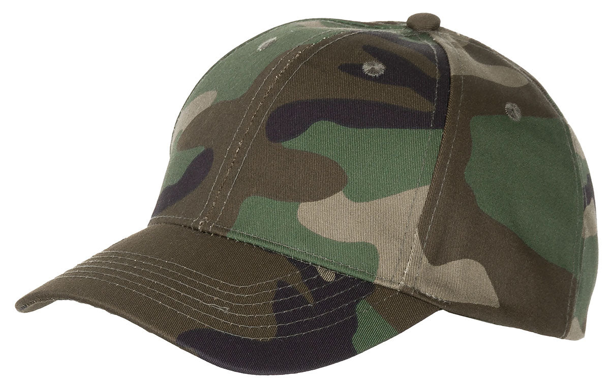 US Cap, woodland, grössenverstellbar