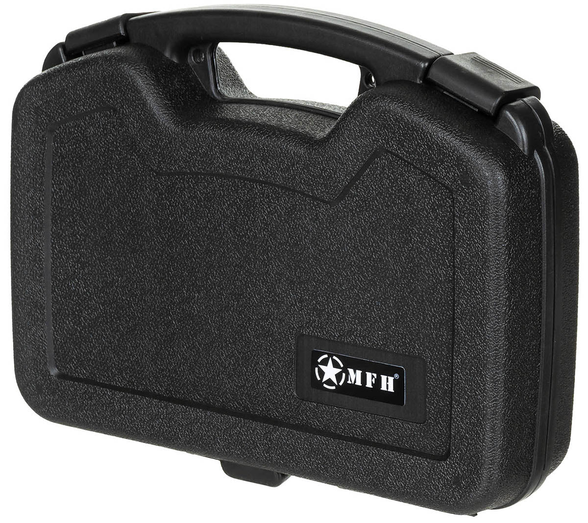 Pistolen-Koffer, Kunststoff, gross, abschliessbar, schwarz