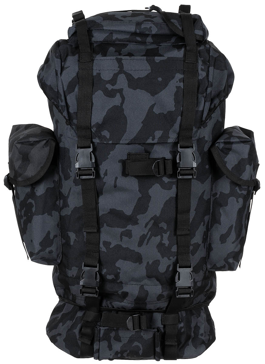 BW Kampfrucksack, 65 l, Alu-Aussteifung, night-camo