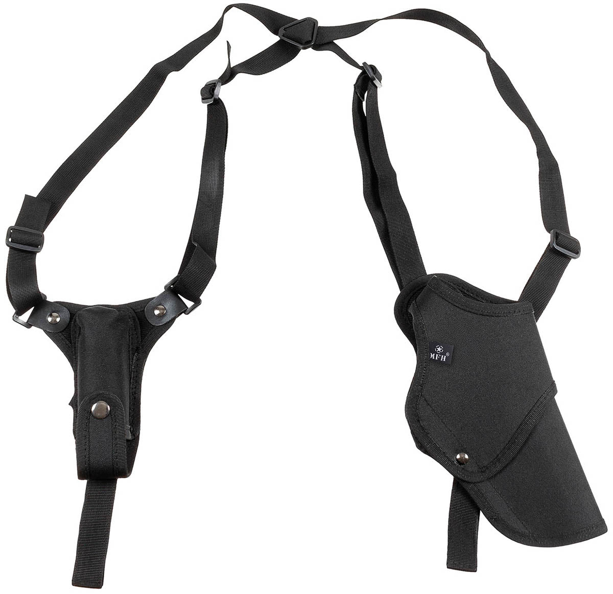 Pistolenschulterholster, rechts, schwarz