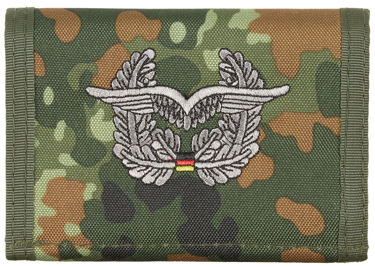 BW Geldbörse, flecktarn, "Luftwaffe"