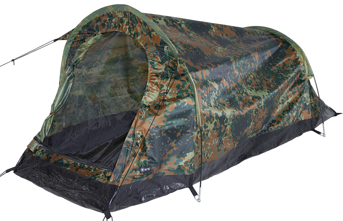 Tunnelzelt, "Hochstein", flecktarn, 2 Personen