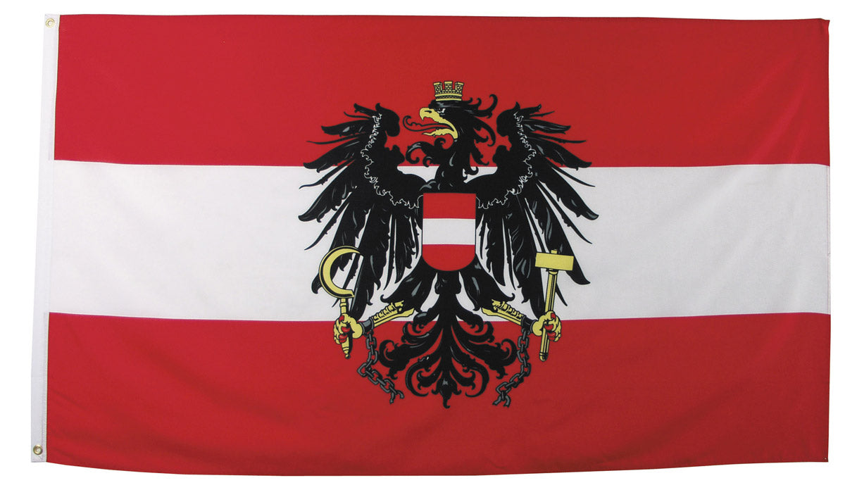 Fahne, Österreich, Polyester, 90 x 150 cm