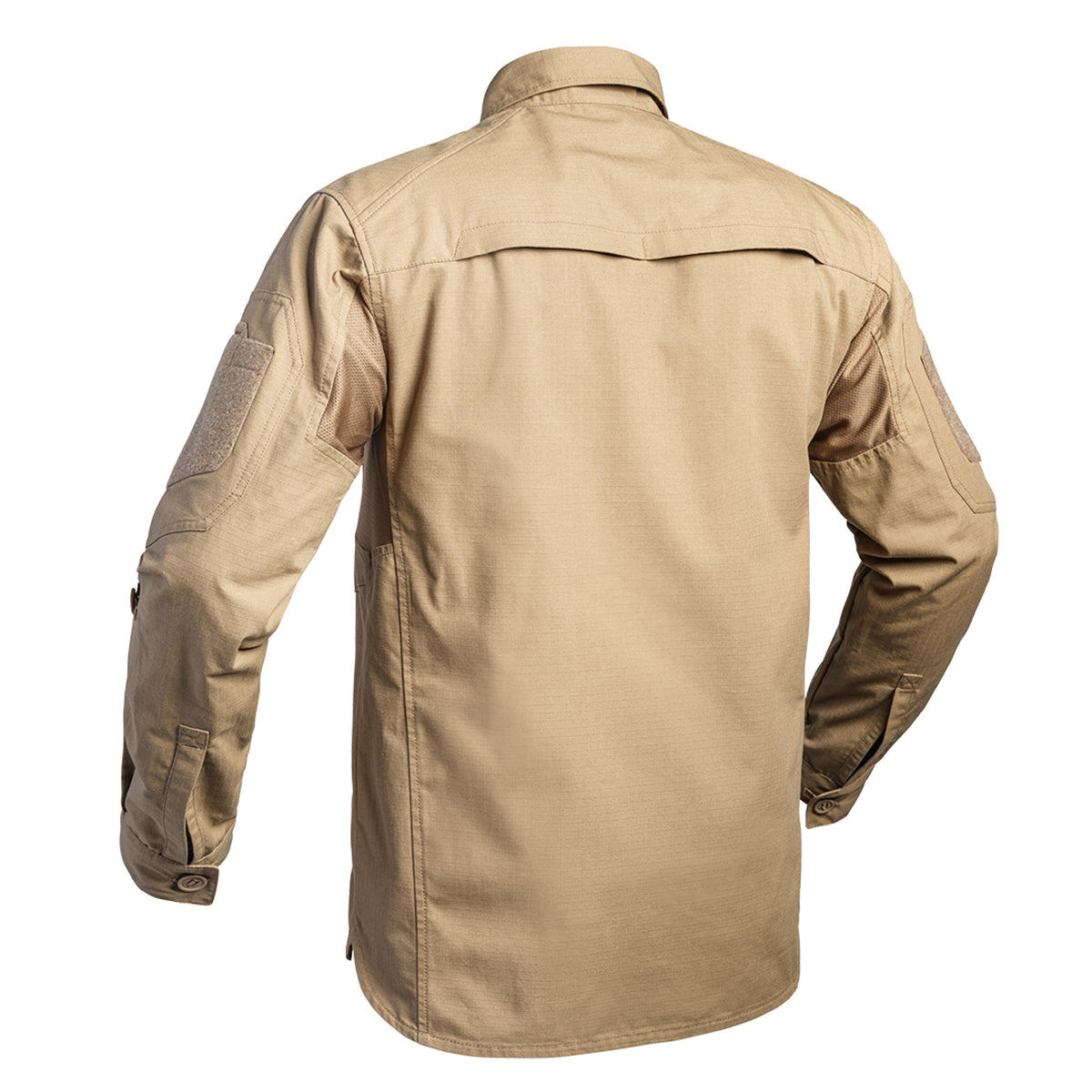 Mantel, Langarm, Hemd, Khaki, Jacke