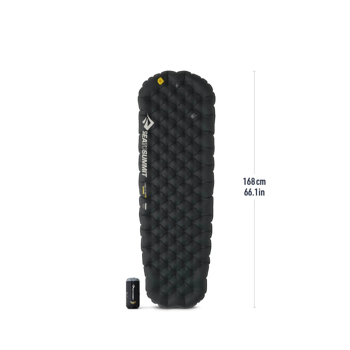 Sea to Summit - Isomatte Ether Light XR Pro Small schwarz (R-Wert: 7.4)