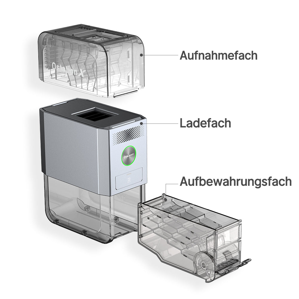 Olight - Ostation X automatisches 3 in 1 Ladegerät für AAA-Akkus