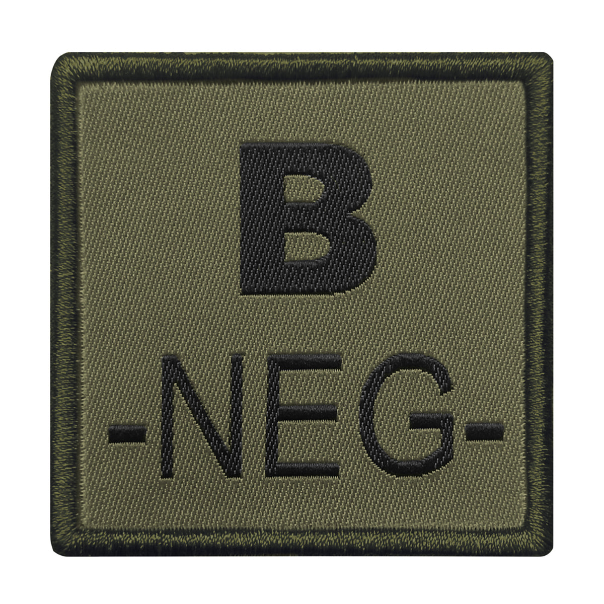 A10 Equipment - Patch Blutgruppe B- (oliv)