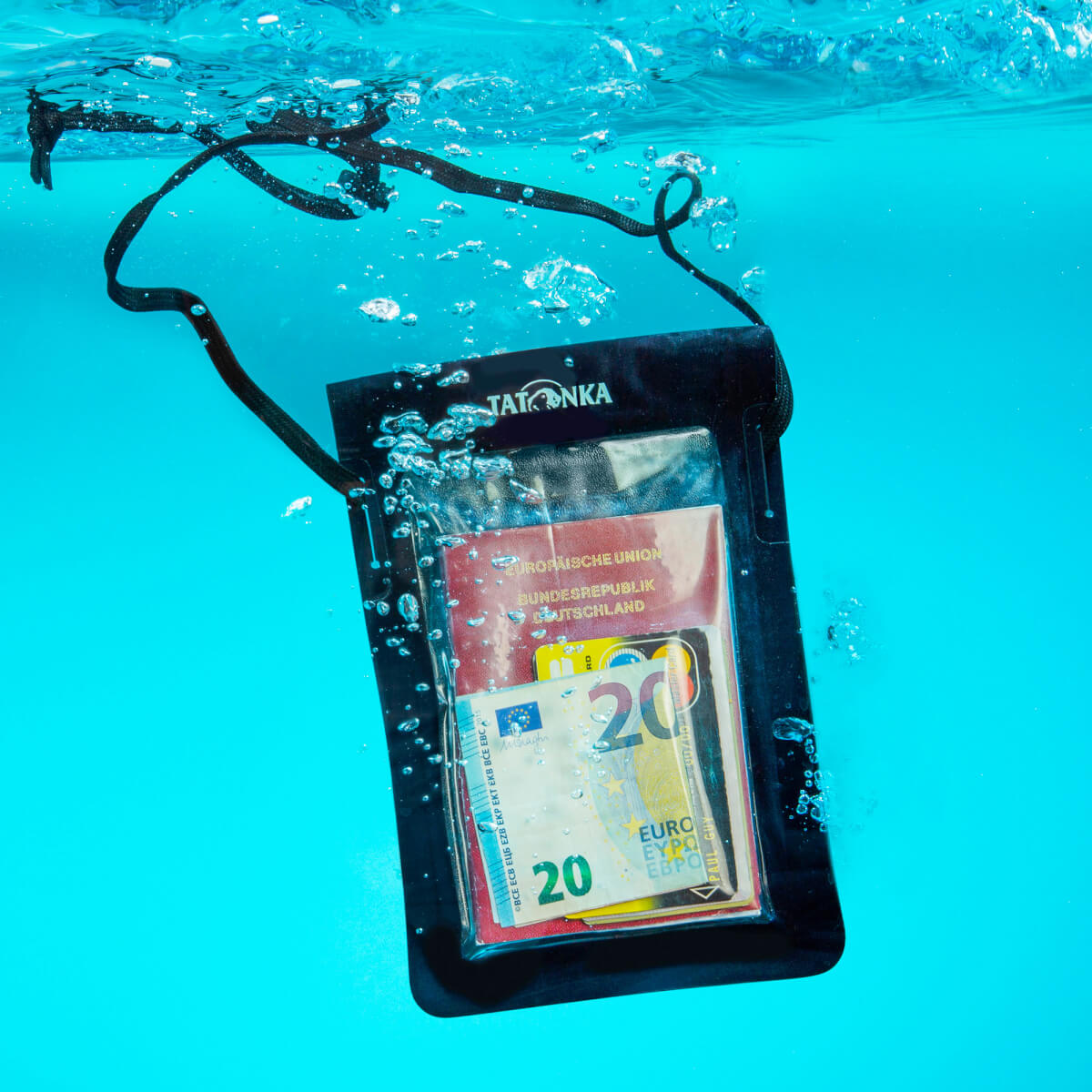 Tatonka - Wasserdichte Handyhülle WP Neck Pouch (schwarz)