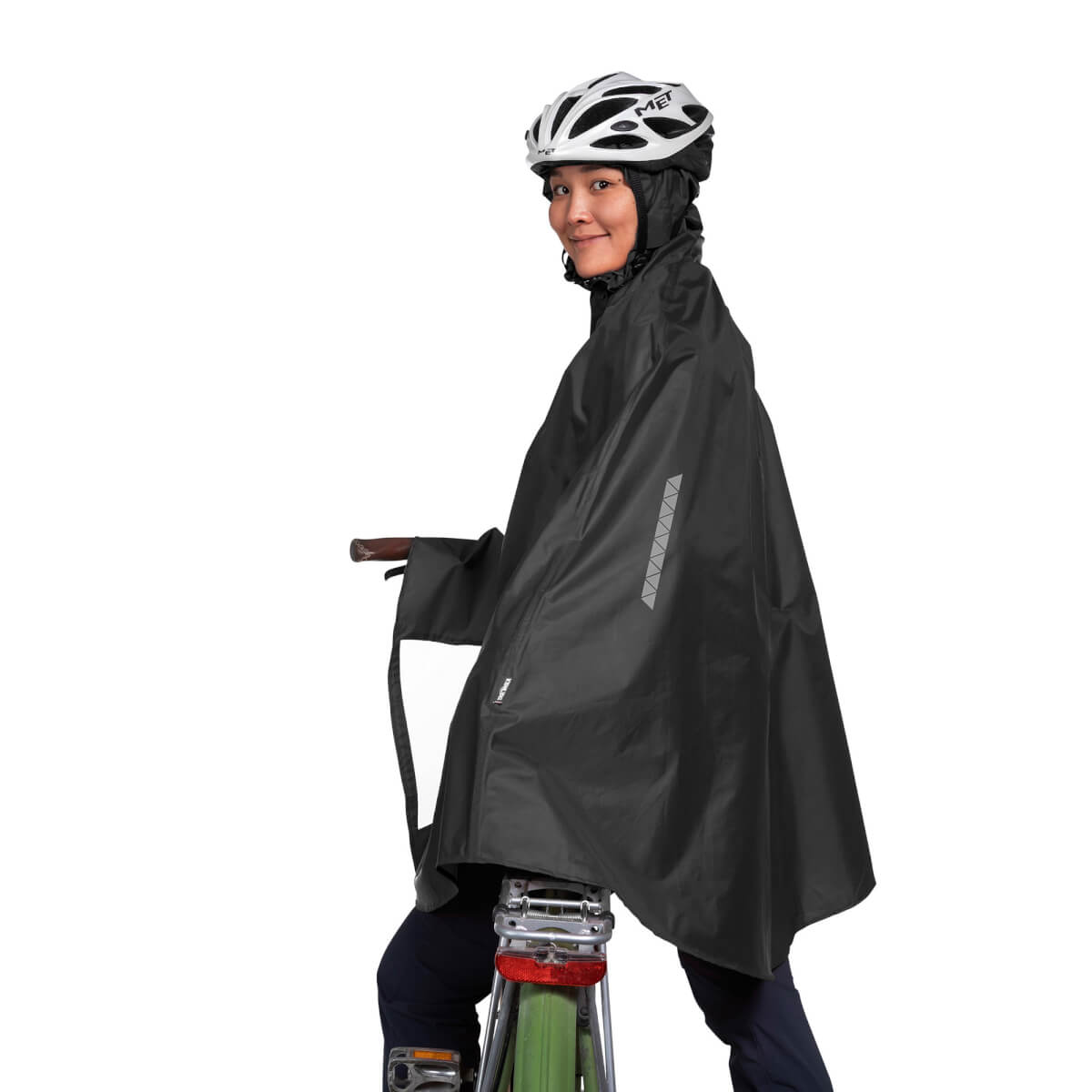 Bike Poncho Fahrrad-Cape (schwarz)
