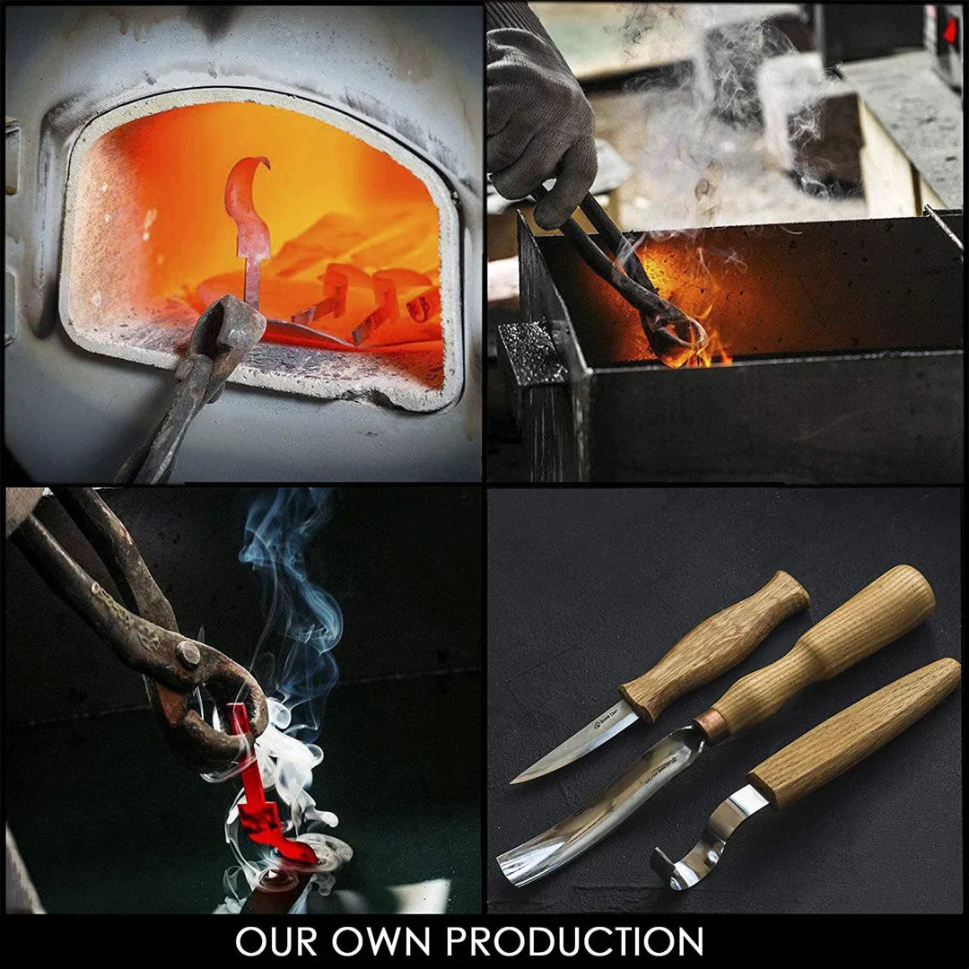 BeaverCraft - S14 Löffelschnitzset mit Hohlbeitel