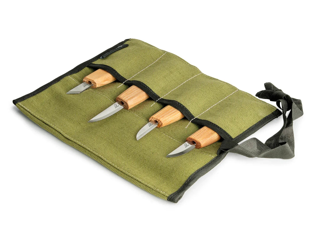 BeaverCraft - S07 Schnitzmesser Grundset (4-teilig)