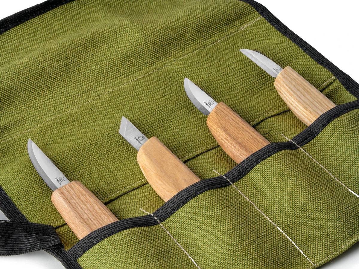 BeaverCraft - S07 Schnitzmesser Grundset (4-teilig)