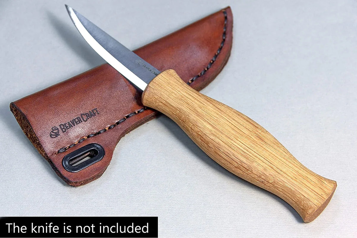 BeaverCraft - SH1 Lederscheide für gerade Messer