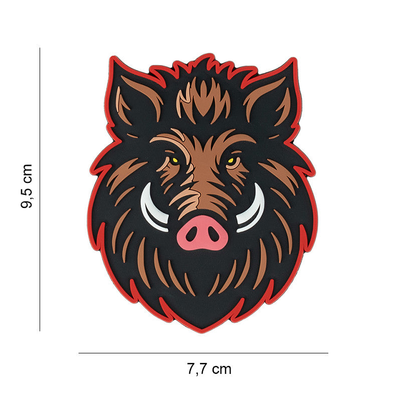 Klettabzeichen Wild boar - color