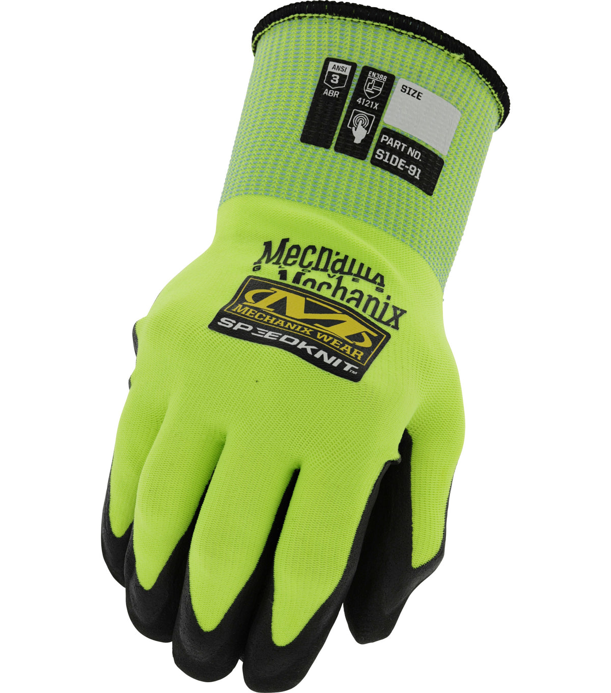 Speedknit™ Hi-Viz Arbeitshandschuhe (Fluoreszierendes Gelb)