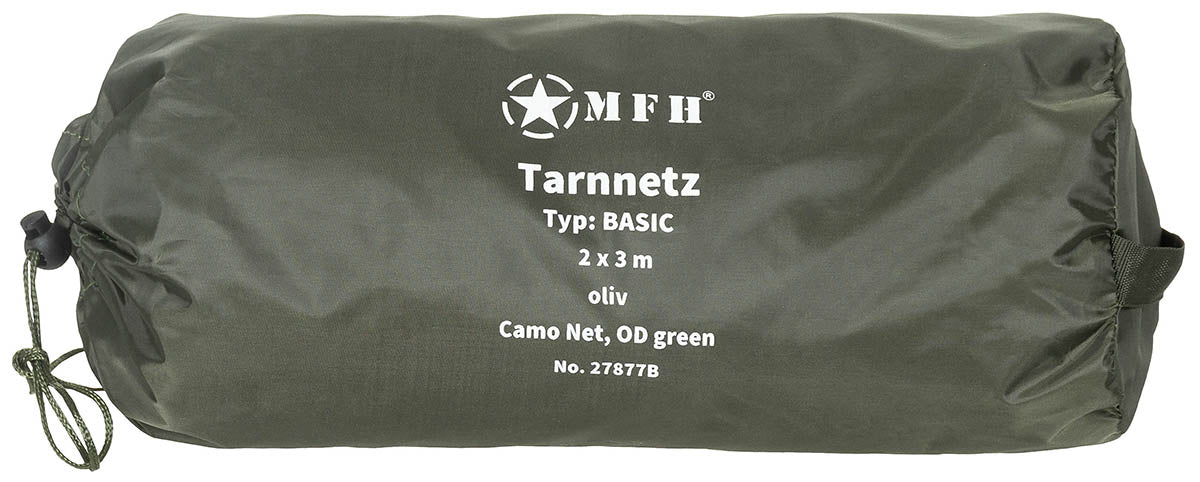 Tarnnetz, 2 x 3 m, "Basic", oliv