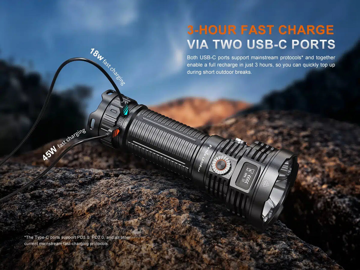 Fenix - LR50R V2.0 Suchscheinwerfer mit Powerbank Funktion (18’000 Lumen)