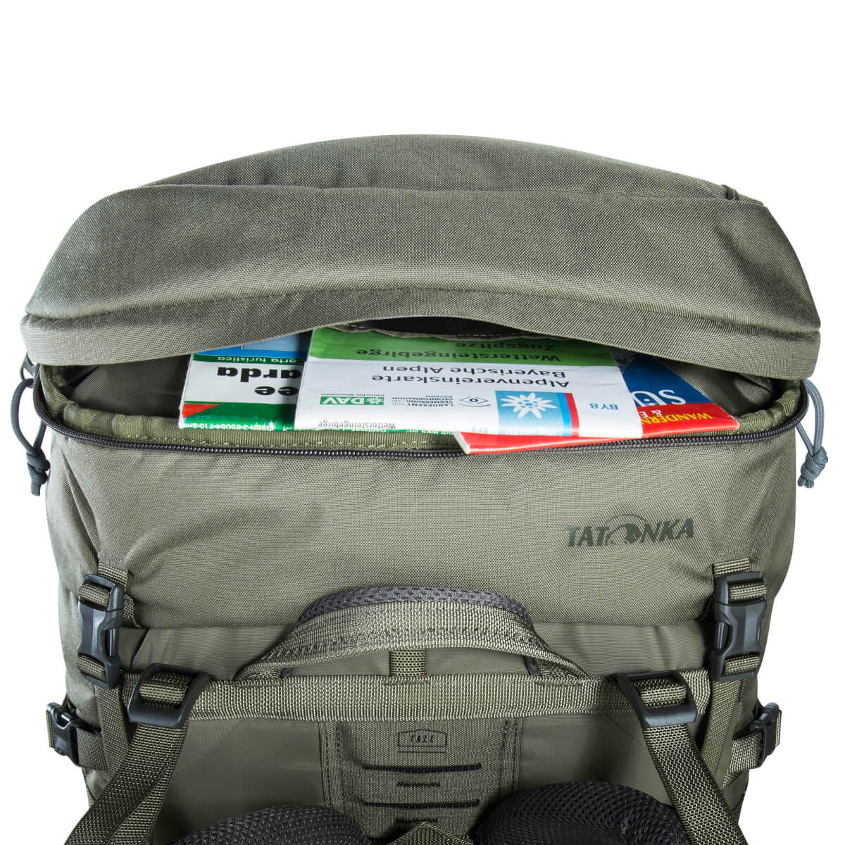 Rucksack, Tarn, Grün, Außenfach, Gepäckriemen