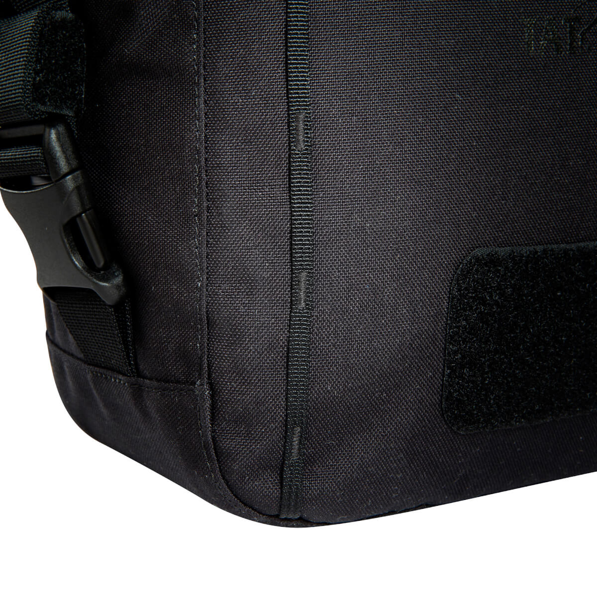 Rucksack, Reißverschluss, Nylon, Schwarz, Klettverschluss