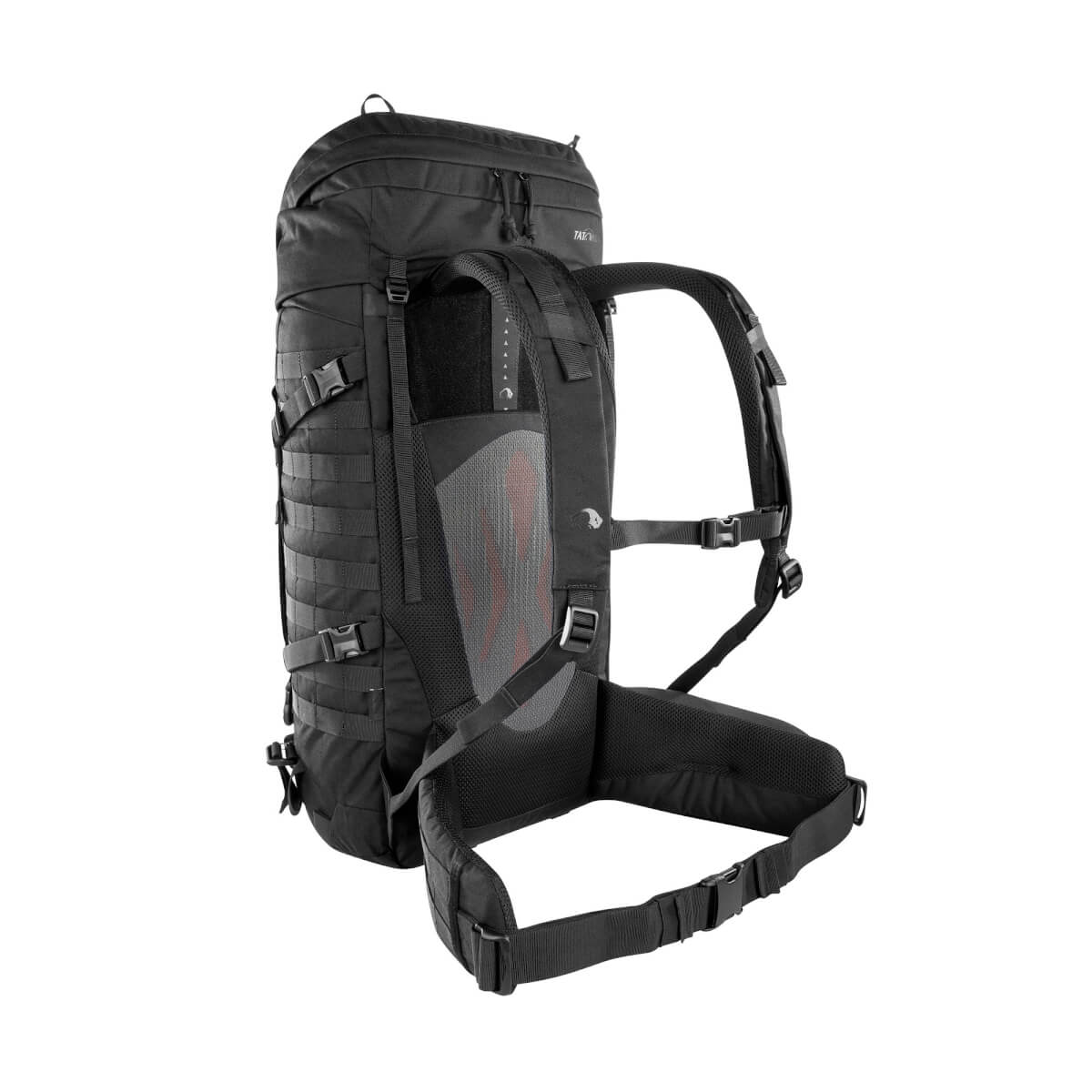 Rucksack, Trekking-Rucksack, Klettern, Schwarz, Tragesystem