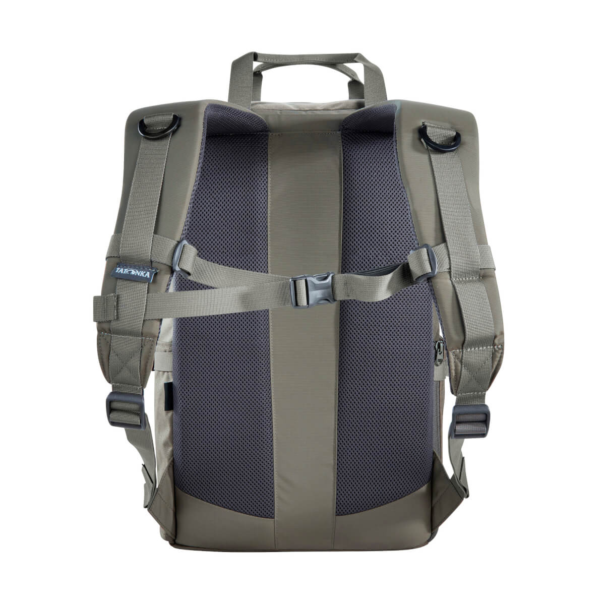 Rucksack, Rückenpolster, Tragegurt, Verschlussclip, Gurtband