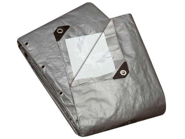 Tarp, Folie, Schutzabdeckung, Abdeckhaube, Silber