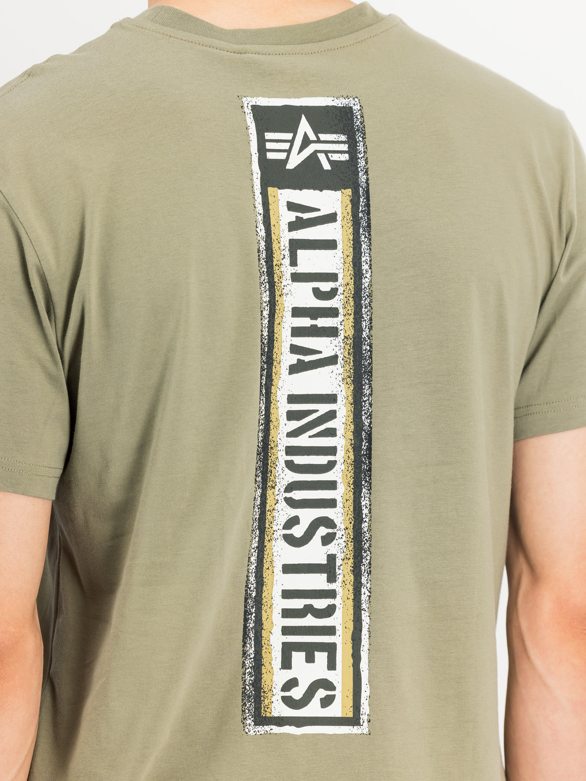 Alpha Industries - Backprint Vintage Panel T-Shirt (olive)