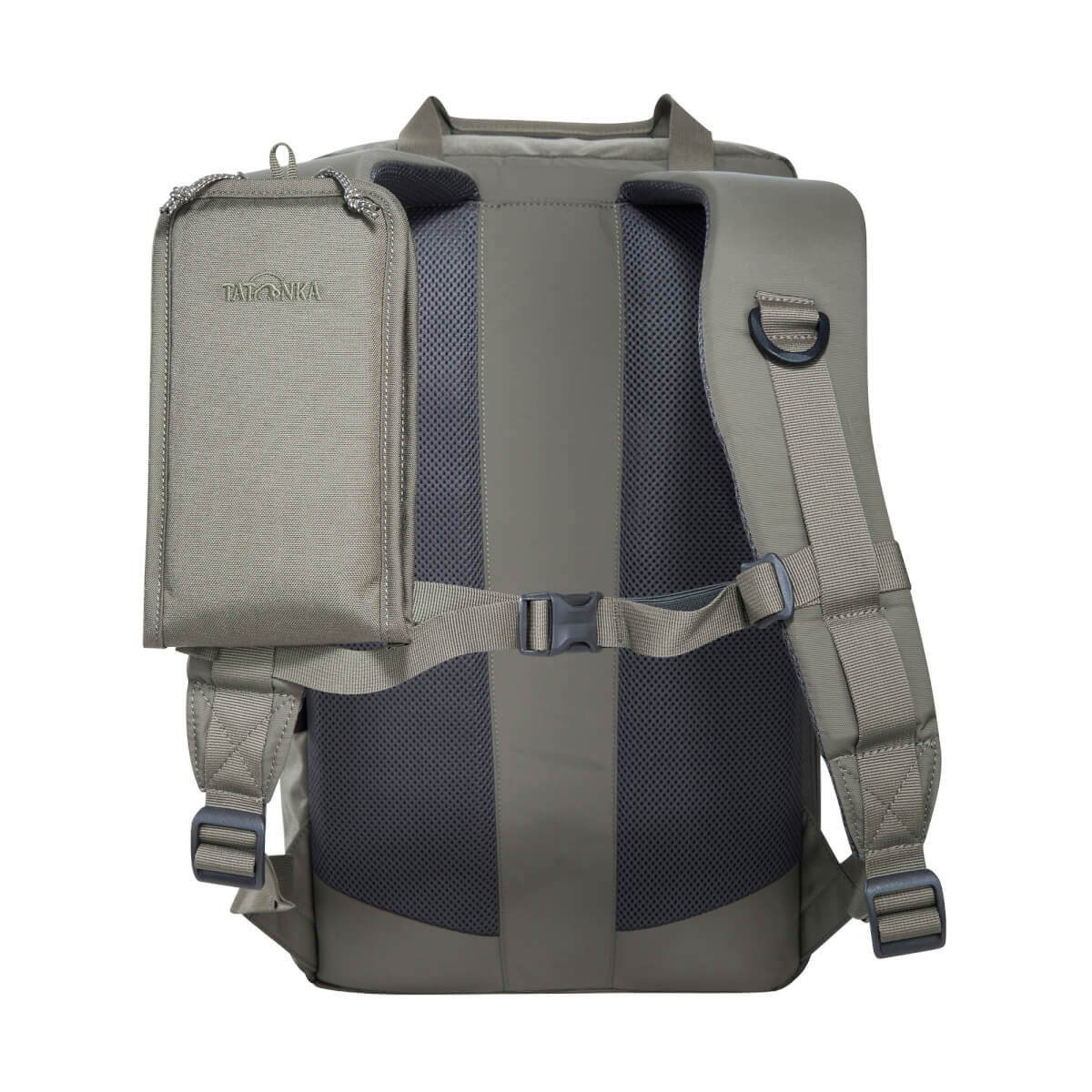 Rucksack, Tragesystem, Seitenfach, Rucksackriemen, Grau