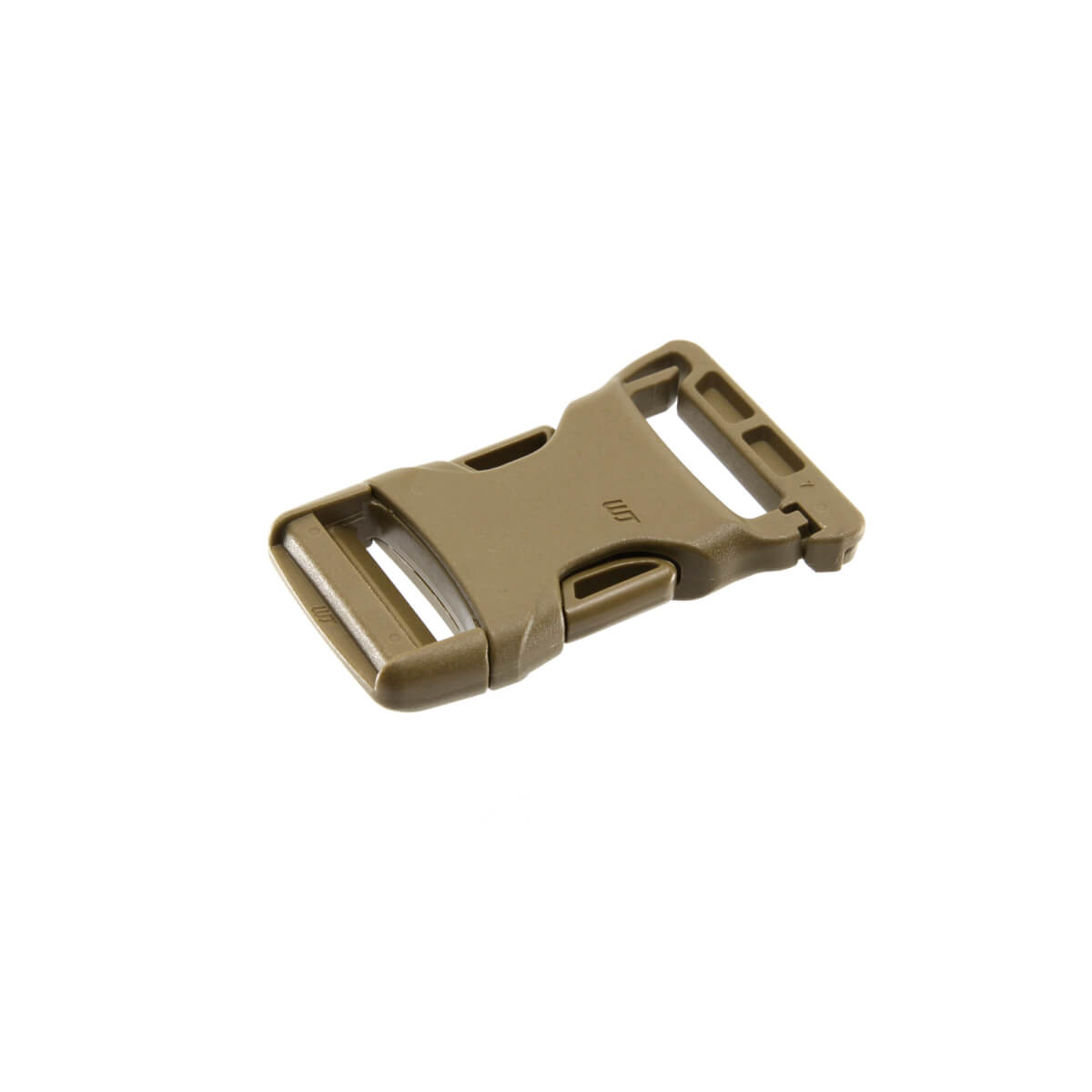 Klippschnalle, Gürtelclip, Schnalle, Kunststoff, Beige/braun