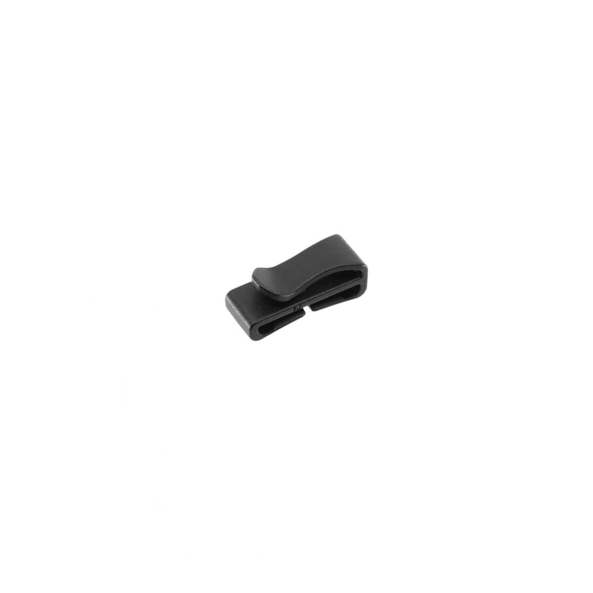 Klemmverschluss, Kabelclip, Schwarz, Miniatur, Gummi-Clip