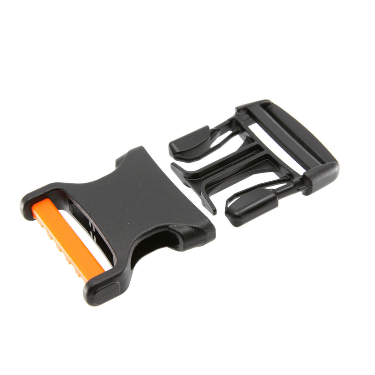 Schnalle, Plastic-Schnalle, verstellbar, orange Klinge, Gurt-Schnalle