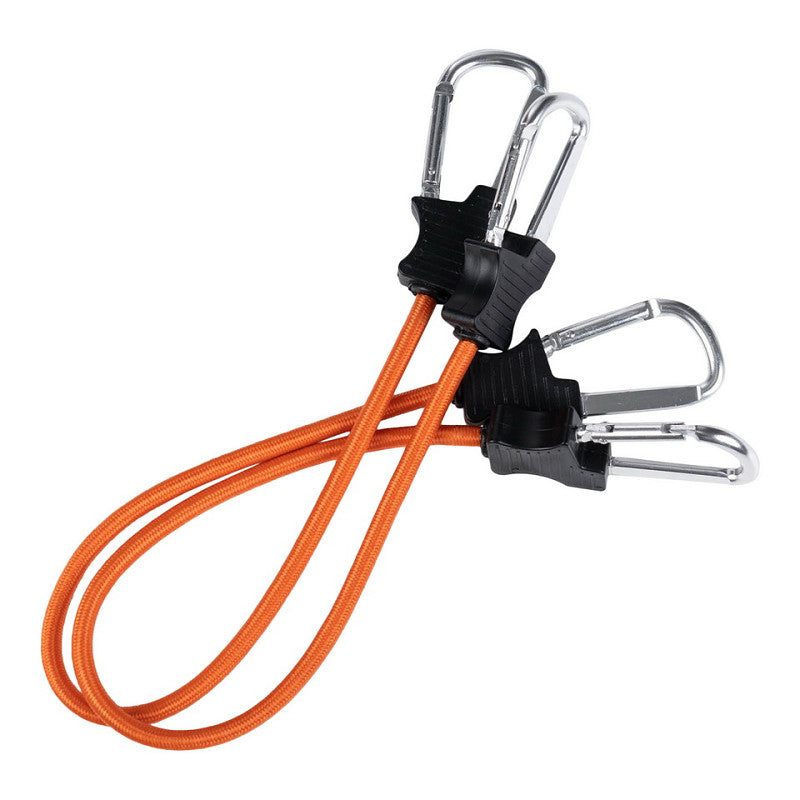 Karabiner, Gurtband, Kunststoffgriff, Doppelkarabiner, Orange