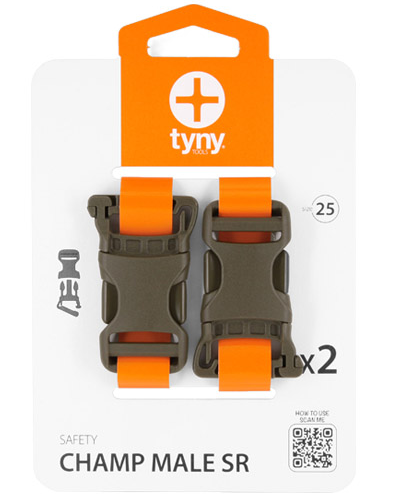 gurtschnalle?, Doppelte Riemen, orange, braun, Sicherungsslots