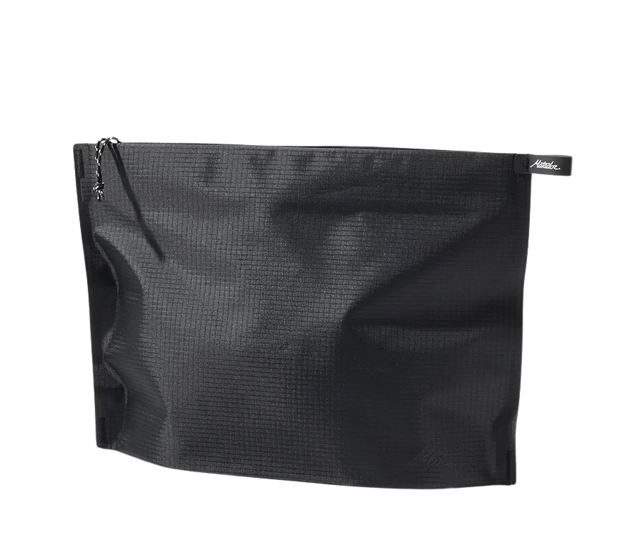 Cosmetic bag, Pouch, Black, Cloth pouch, Zipper