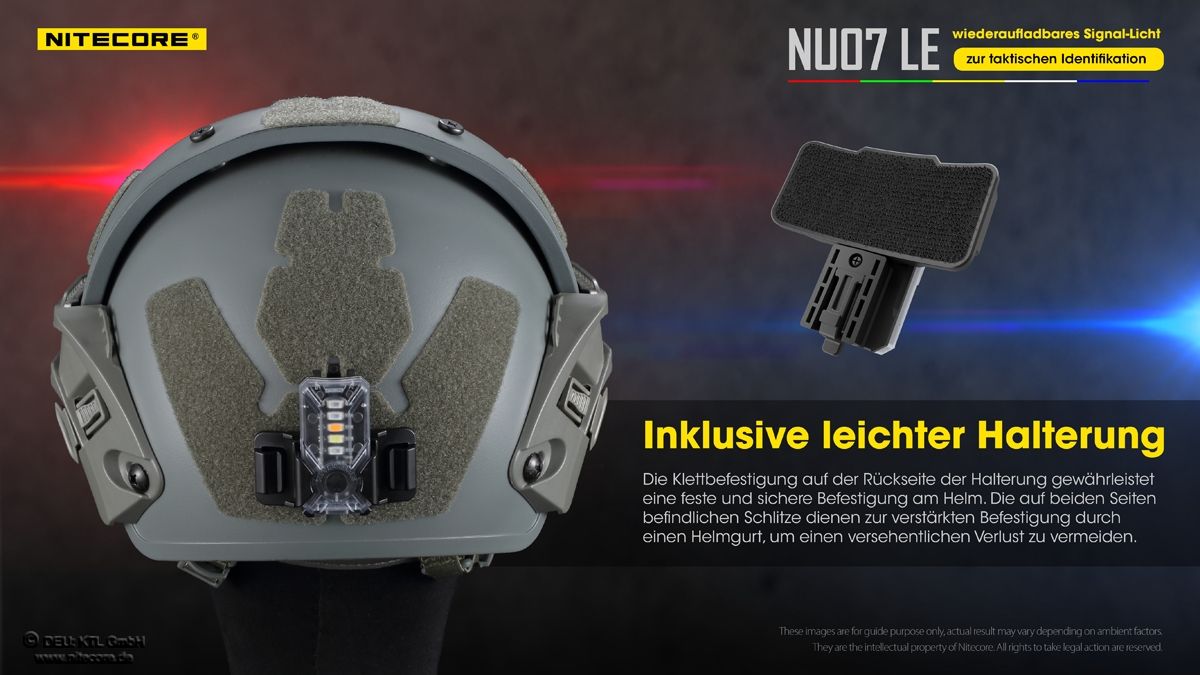 Nitecore - NU07 LE Signalleuchte (15 Lumen)