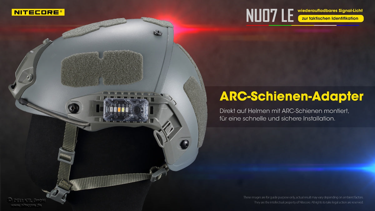 Nitecore - NU07 LE Signalleuchte (15 Lumen)
