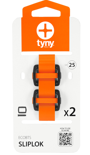 Klettverschluss, Schnalle, Gurtband, orange, Doppelpack