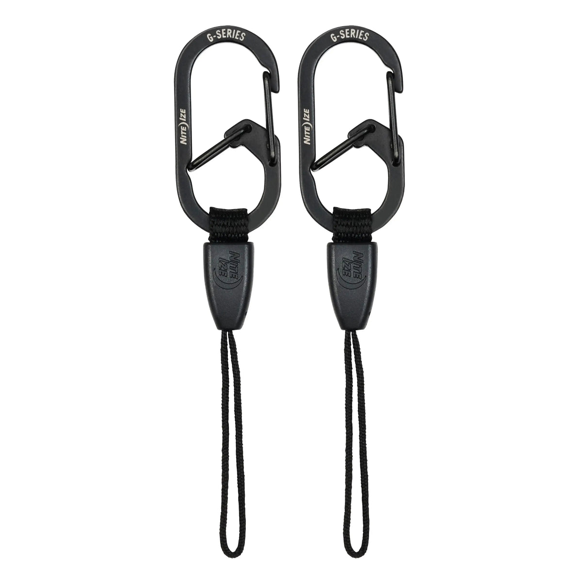 Nite Ize - G-Series® Mini Lanyard Karabiner schwarz (2er Set)