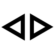 symbol, doppelte dreiecke, geometrisch, pfeilmotiv, abstrakte forme