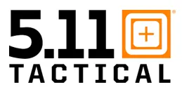 5.11 Tactical, Logo, Oranges Quadrat, Schwarz text, Markenzeichen