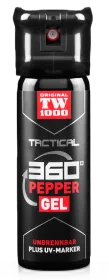TW1000 Pfefferspray Tactical Classic - 45 ml, Flip-Top Kappe, 360°, UV Marker (Gel)