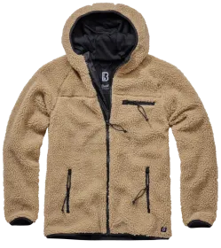 Brandit - Teddyfleece Worker Jacket camel