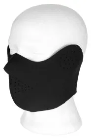 Gesichtsschutz-Maske, schwarz, winddicht