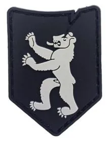 Klettabzeichen Appenzell Innerrhoden Tactical - black
