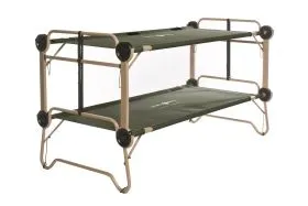 Disc-O-Bed - Etagenbett Arm-O-Bunk mit Seitentaschen (olive)